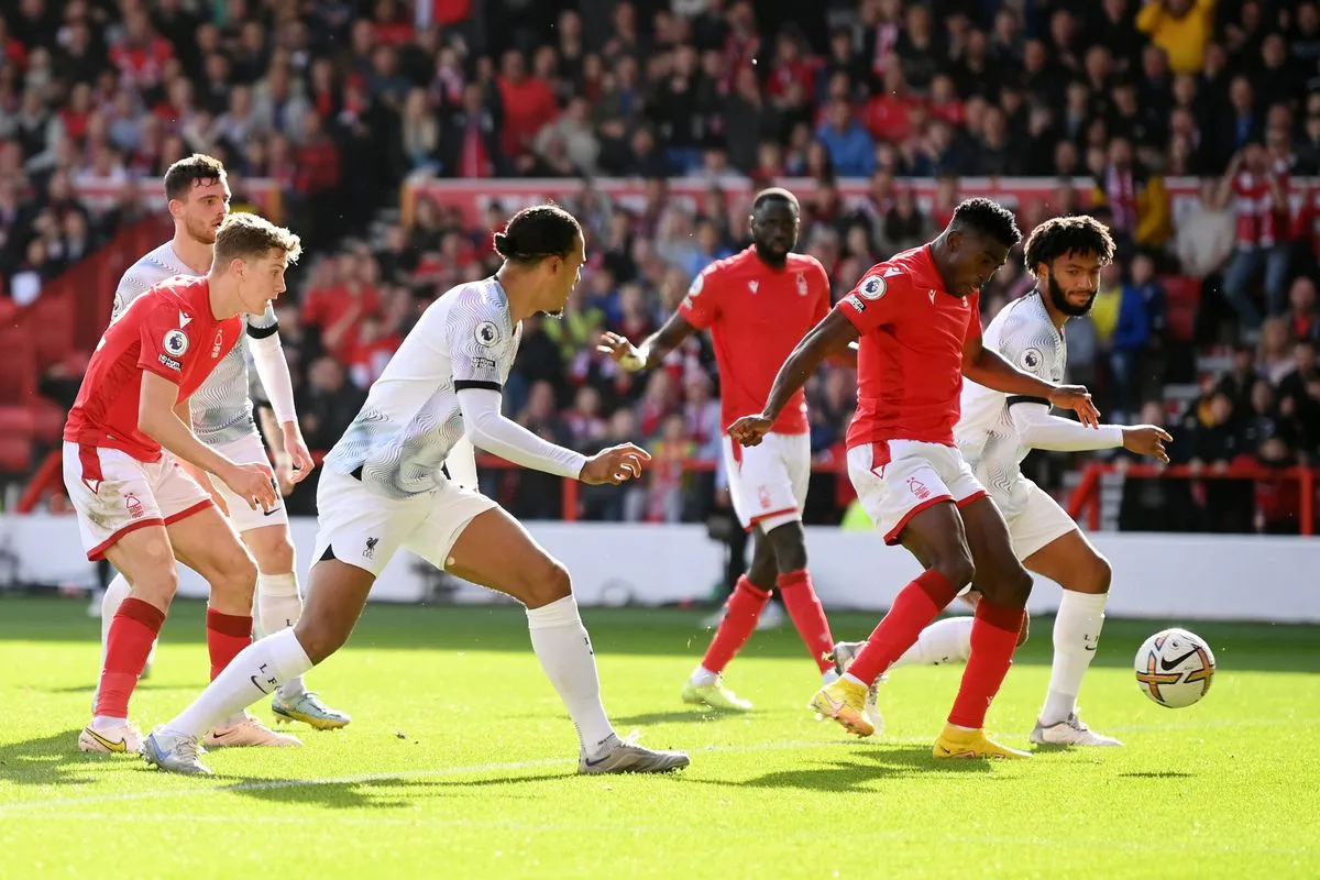 Liverpool predicted line up against Nottingham Forest